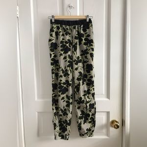 TOPSHOP | Grey, black and neon green pants